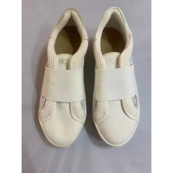 UGG Libu Lite 1110876 Women Beige Mesh Low Top Athletic Trainer Sneaker Shoes 5 - Picture 1 of 5